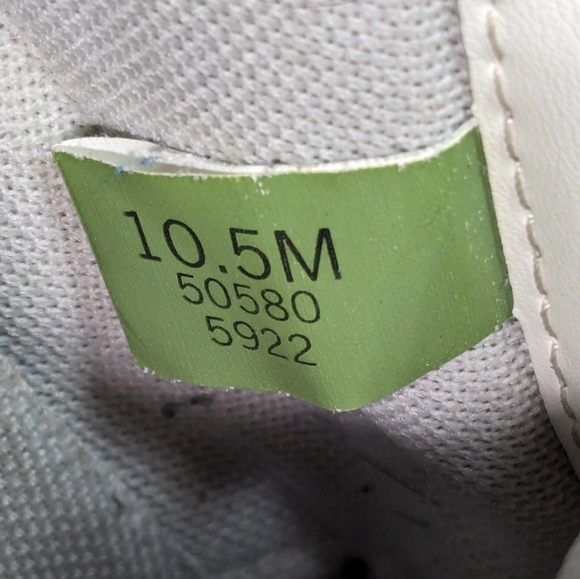 Vtg Mens Timberland 3 Eye Lug Hand Sewn Lace-up Blue White Shoes Size 10.5 5922 - Picture 10 of 11